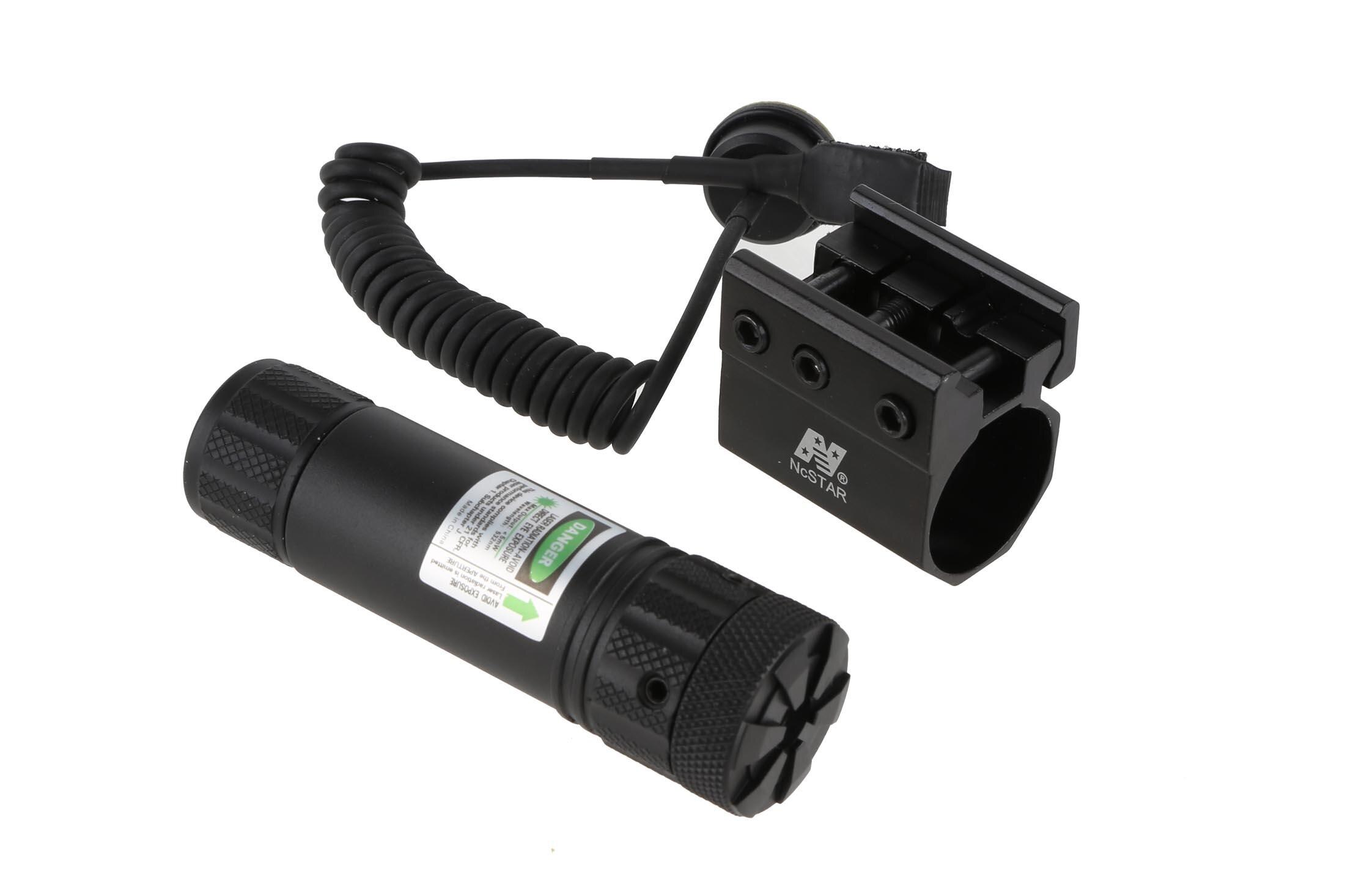 NcSTAR Compact Green Laser w/ Weaver Base and Pressure Switch APRLSMG